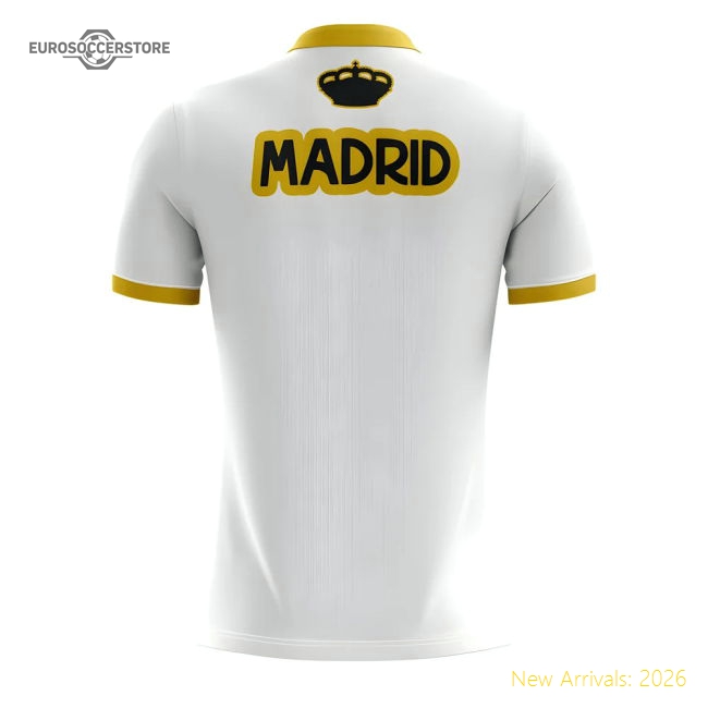 2025-2026 Madrid Concept Training Shirt (White) - Baby-Football Shirts Shop