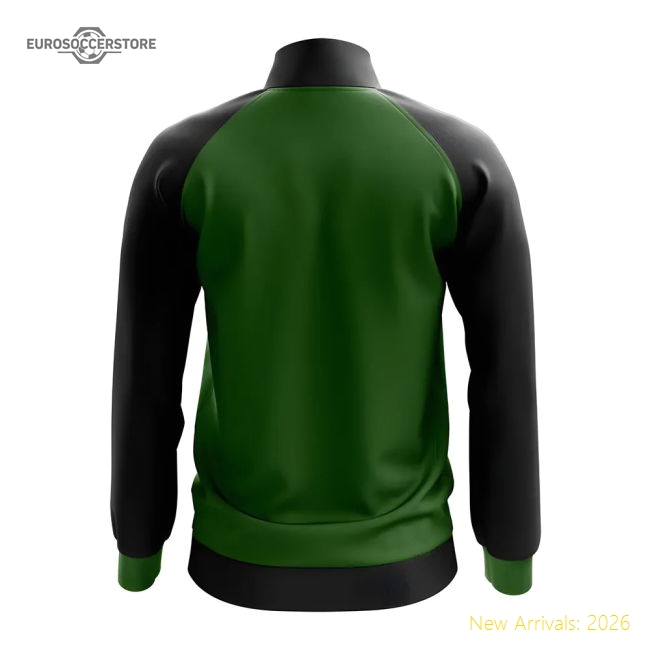 Algeria Concept Football Track Jacket (Green)-Football Shirts Shop