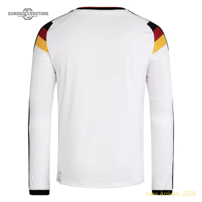 2026-2027 Germany Long Sleeve Home Shirt-Football Shirts Shop