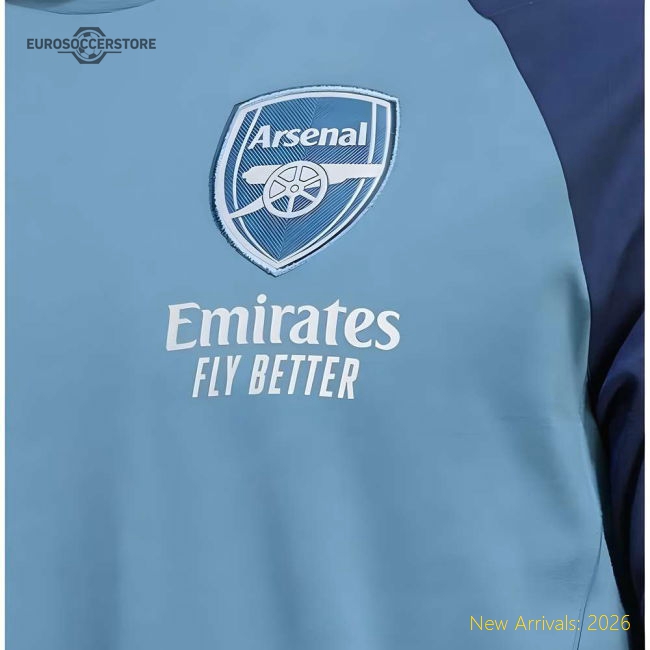 2025-2026 Arsenal Training Tee (Blanch Blue)-Football Shirts Shop