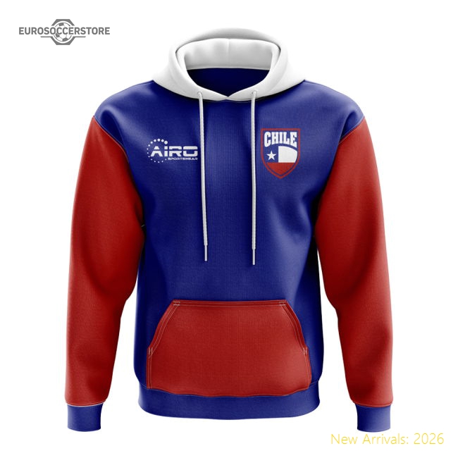 Chile Concept Country Football Hoody (Blue)-Football Shirts Shop