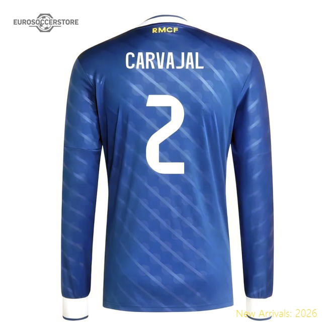 2025-2026 Real Madrid Long Sleeve Third Shirt (Carvajal 2)-Football Shirts Shop