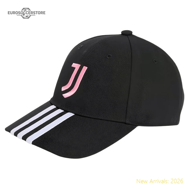2025-2026 Juventus Baseball Cap (Black)-Football Shirts Shop