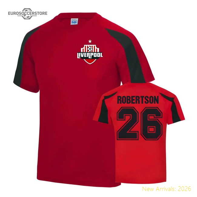 Andy Robertson Liverpool Sports Training Jersey (Red)-Football Shirts Shop