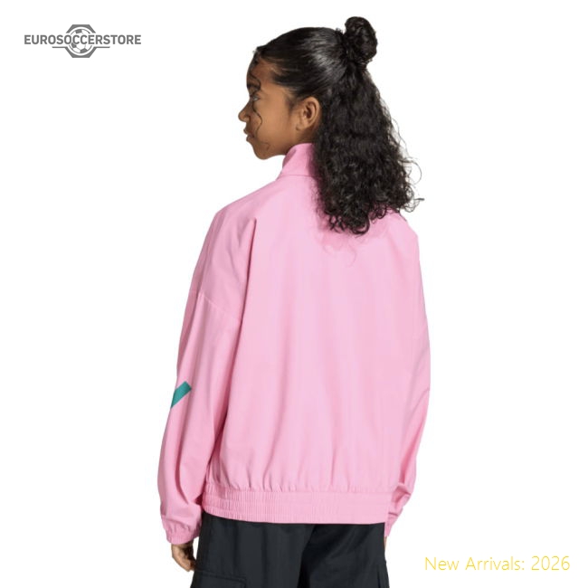 2025-2026 Liverpool Anthem Jacket (Pink) - Kids-Football Shirts Shop