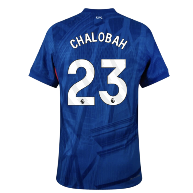 2025-2026 Chelsea Home Authentic Shirt (Chalobah 23)-Football Shirts Shop