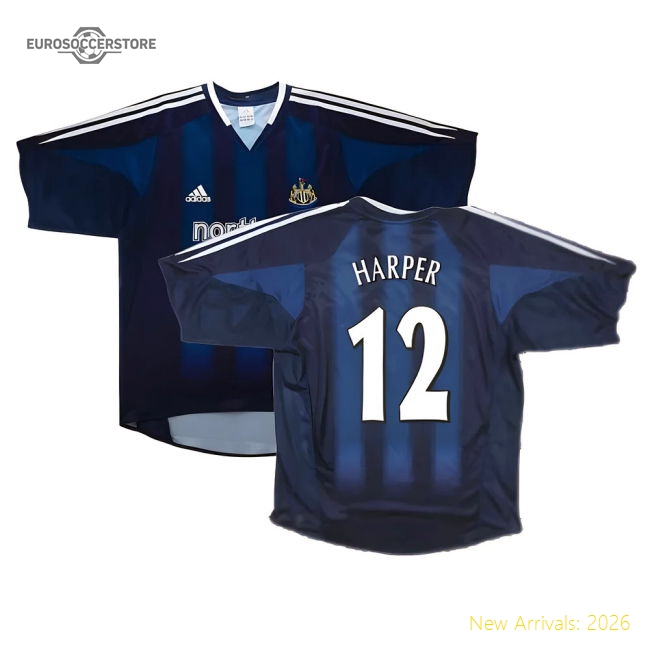 Newcastle United 2004-05 Away Shirt ((Excellent) S) (Harper 12)-Football Shirts Shop