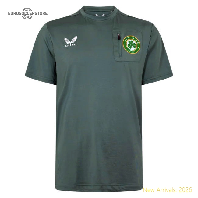 2025-2025 Ireland Pocket T-Shirt (Green) (Your Name)-Football Shirts Shop