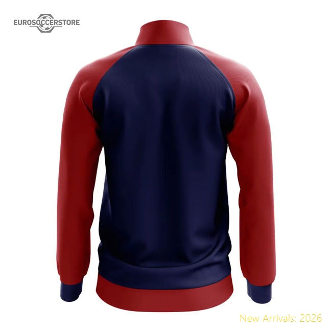 Laos Concept Football Track Jacket (Navy)-Football Shirts Shop