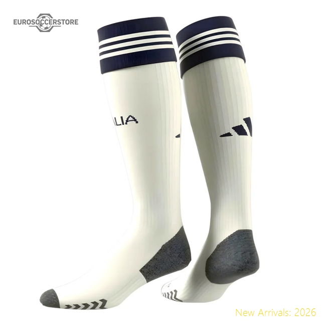 2023-2024 Italy Away Socks (Off White)-Football Shirts Shop