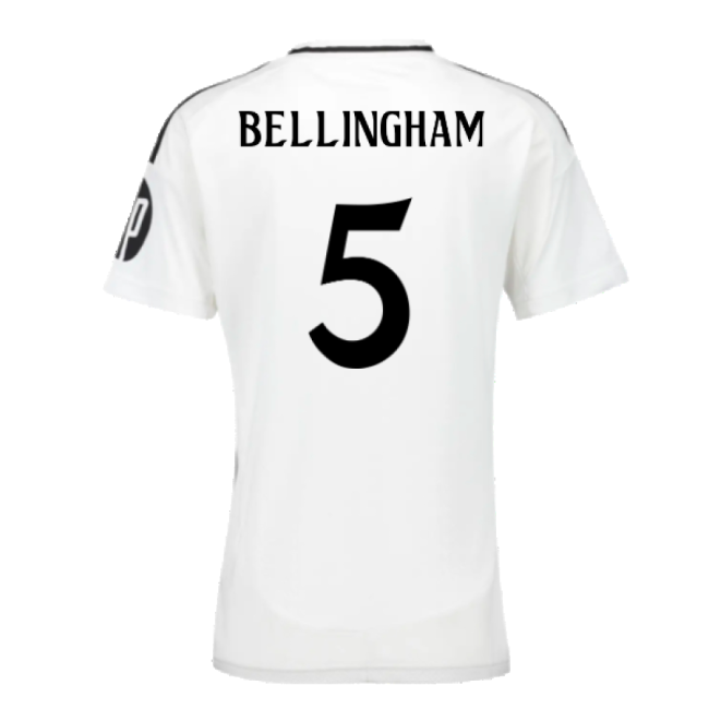 2024-2025 Real Madrid Home Shirt (Womens) (Bellingham 5)-Football Shirts Shop