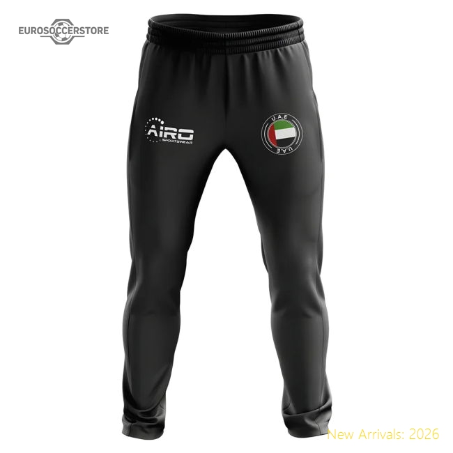 Uae Concept Football Training Pants (Black)-Football Shirts Shop