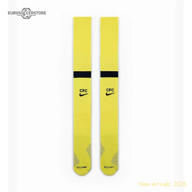 2021-2022 Chelsea Away Socks - Yellow-Football Shirts Shop