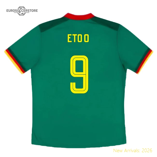 2022-2023 Cameroon Home Pro Shirt (Kids) (ETO O 9)-Football Shirts Shop