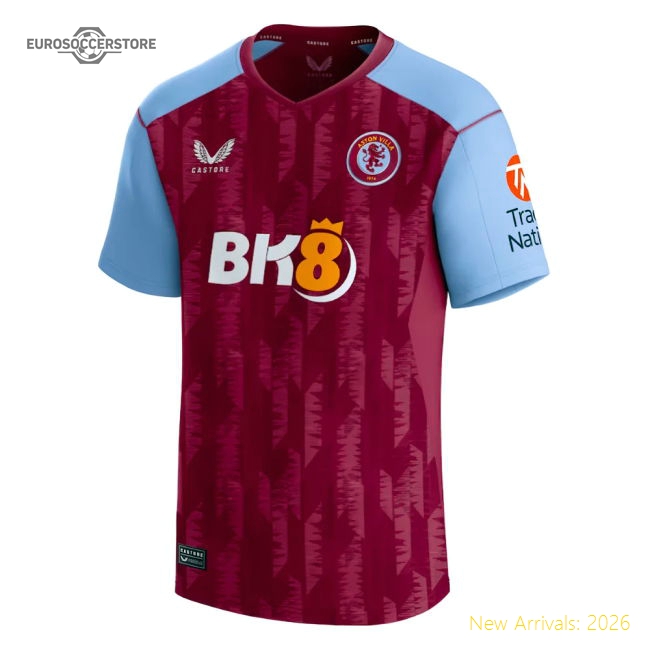 2023-2024 Aston Villa Home Shirt (Your Name)-Football Shirts Shop