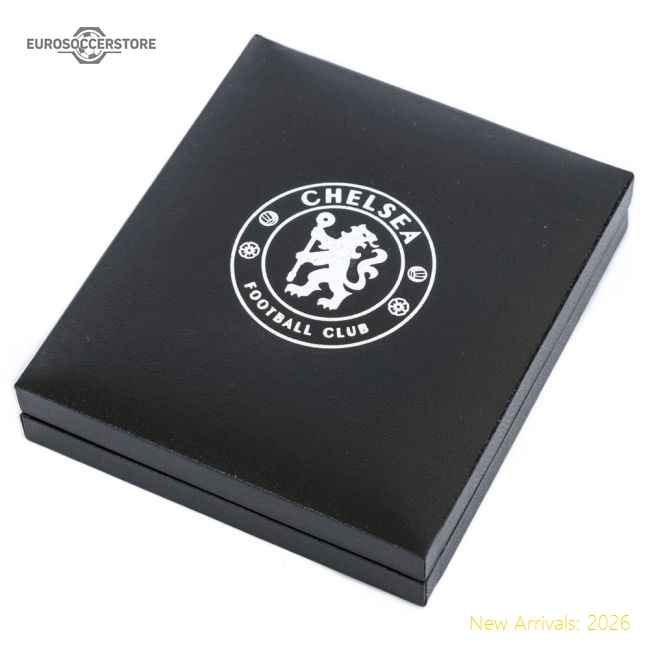 Chelsea FC 18ct Gold Plated on Silver Pendant & Chain-Football Shirts Shop