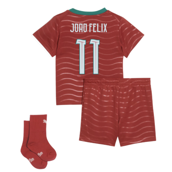 2026-2027 Portugal Home Baby Kit (Joao Felix 11)-Football Shirts Shop