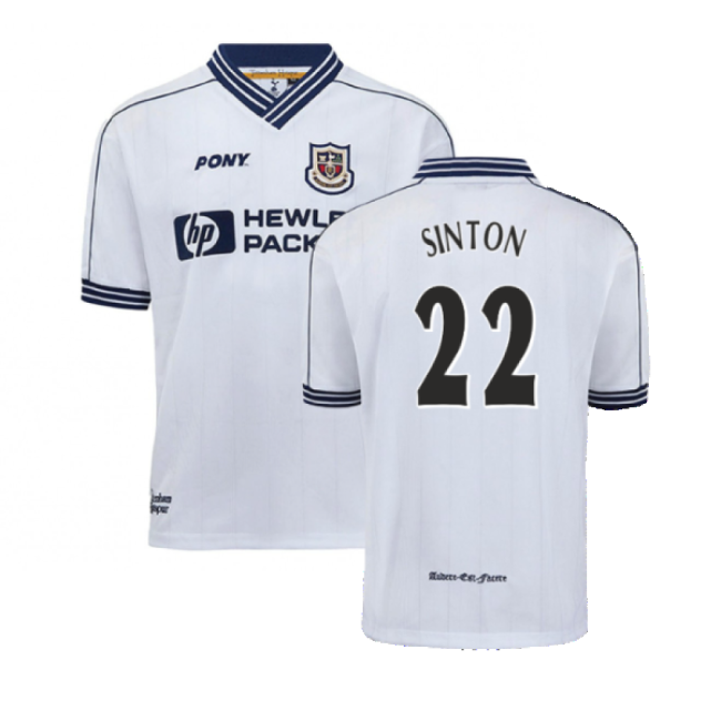 1997-1999 Tottenham Home Pony Retro Shirt (Sinton 22)-Football Shirts Shop