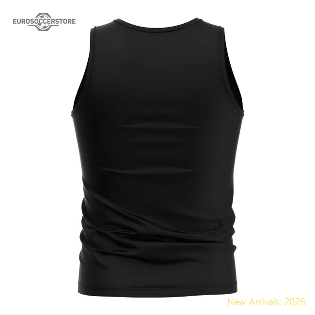 Zambia Core Football Country Sleeveless Tee (Black)-Football Shirts Shop