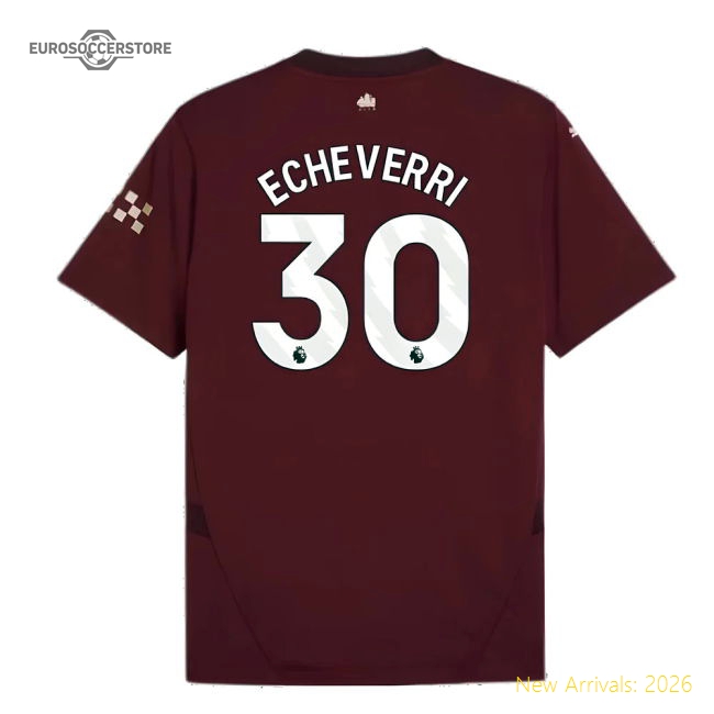 2024-2025 Man City Third Shirt (Echeverri 30)-Football Shirts Shop