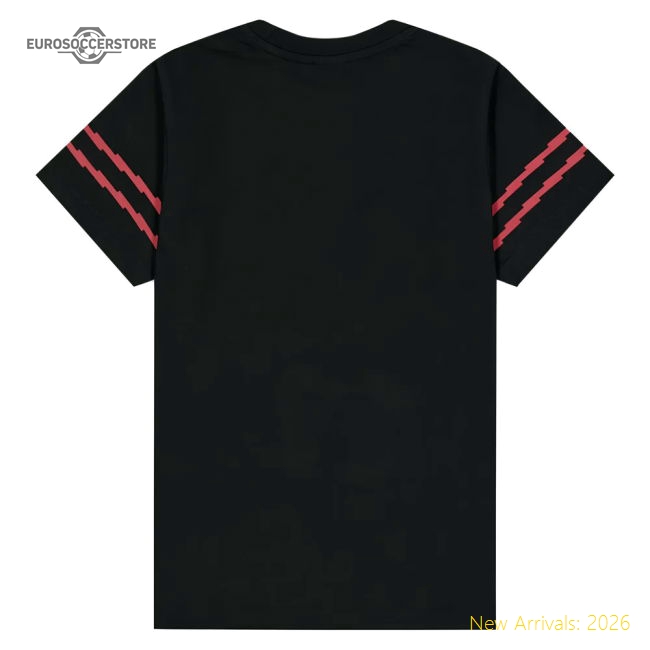 Arsenal Graphic T-Shirt (Black) - Kids-Football Shirts Shop