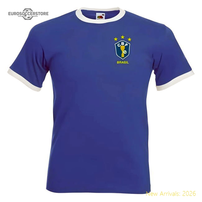 Brazil 1982 World Cup Away Shirt-Football Shirts Shop