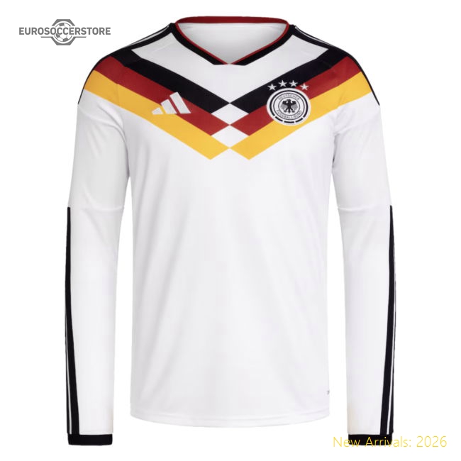 2026-2027 Germany Long Sleeve Home Shirt-Football Shirts Shop