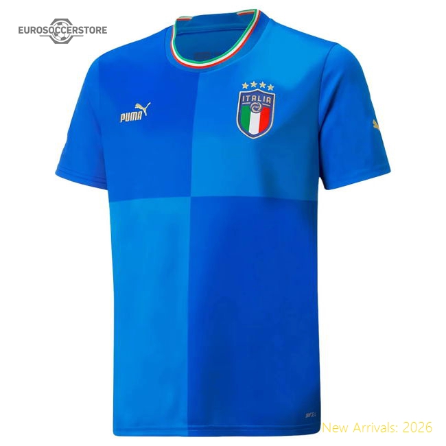 2022-2023 Italy Home Shirt (Kids) (BARELLA 18)-Football Shirts Shop