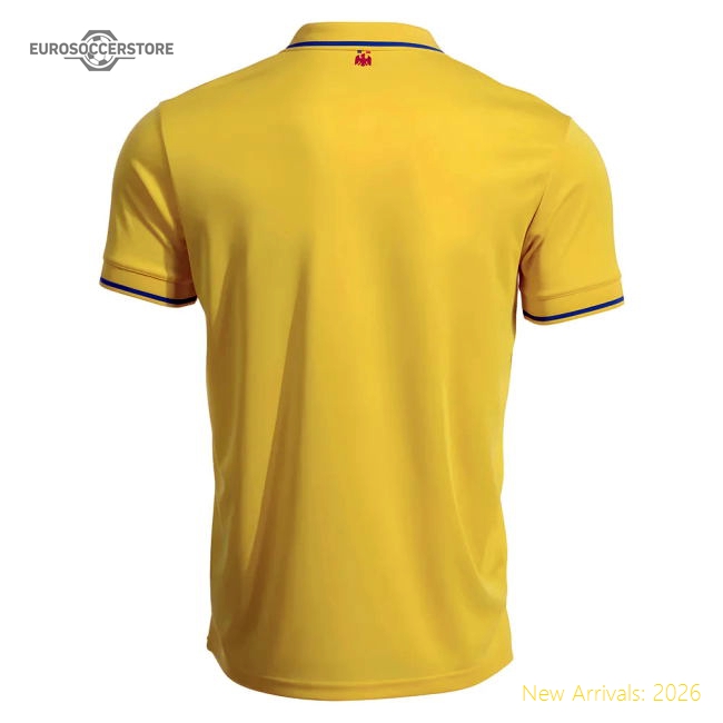2025-2026 Romania Presentation Polo Shirt (Yellow)-Football Shirts Shop