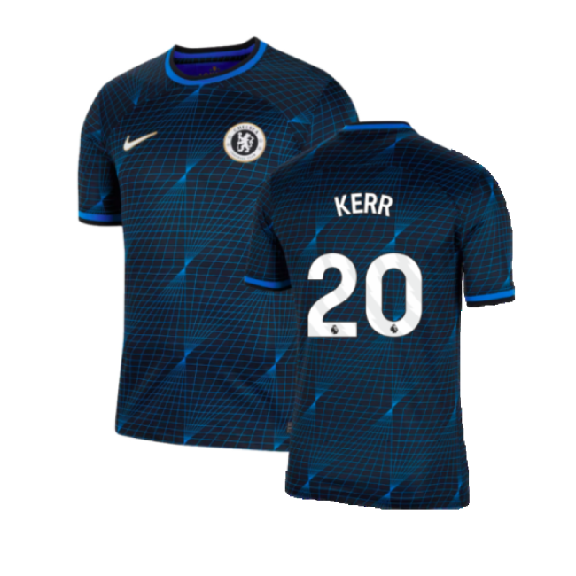 2023-2024 Chelsea Away Football Shirt (Kerr 20)-Football Shirts Shop