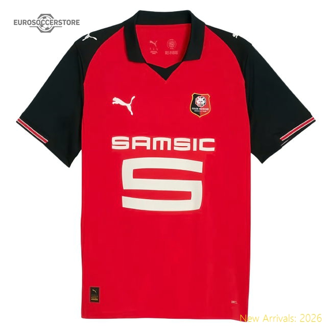 2025-2026 Stade Rennais Home Shirt (Hateboer 33)-Football Shirts Shop