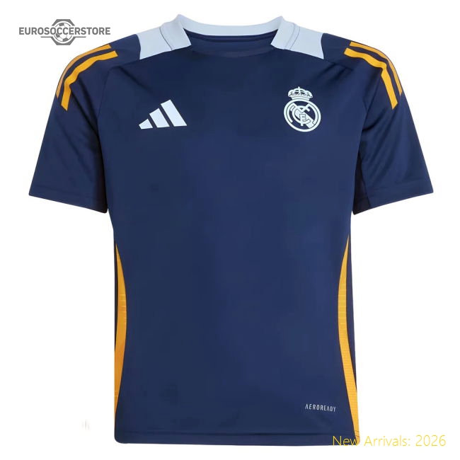 2024-2025 Real Madrid Training Jersey (Navy) - Kids-Football Shirts Shop