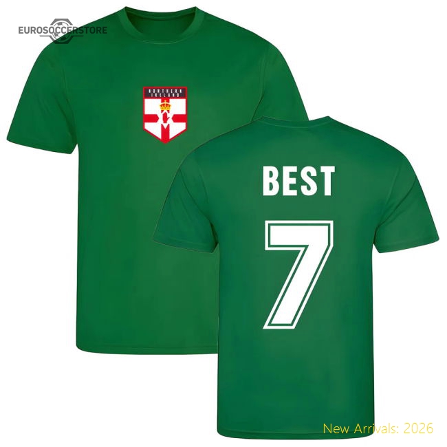 Best Northern Ireland Training Jersey (Green)-Football Shirts Shop
