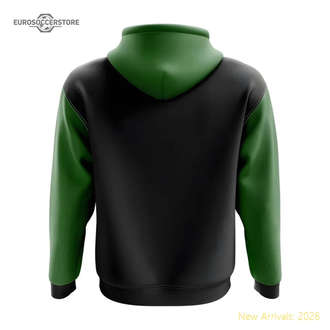 Palestine Concept Country Football Hoody (Black)-Football Shirts Shop