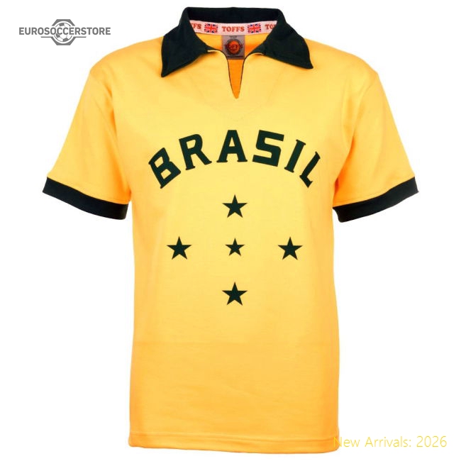Brazil 1960 Retro Football Shirt-Football Shirts Shop