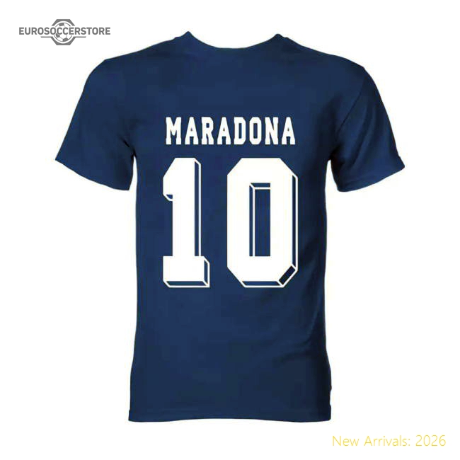 Diego Maradona Best Goal T-Shirt (Sky Blue)-Football Shirts Shop
