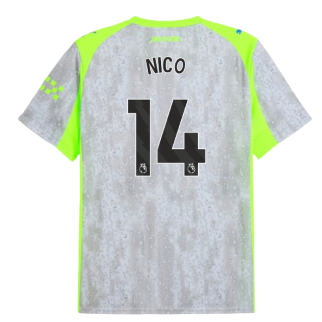 2025-2026 Man City Third Shirt (Nico 14)-Football Shirts Shop