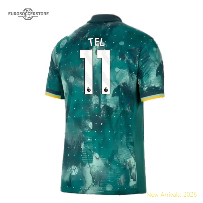 2024-2025 Tottenham Hotspur Third Shirt (Tel 11)-Football Shirts Shop