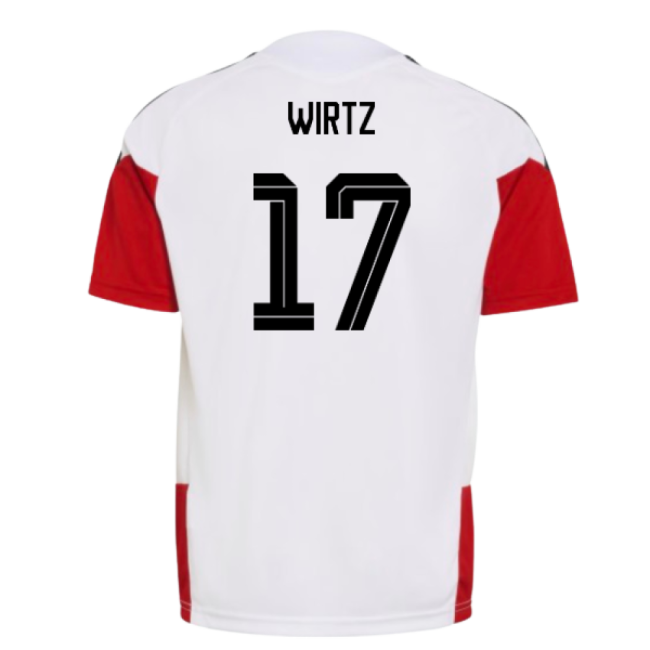 2026-2027 Germany Training Jersey (White) - Kids (Wirtz 17)-Football Shirts Shop