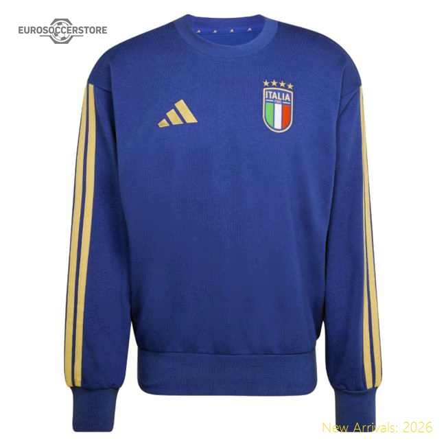 2026-2027 Italy DNA Sweat Top (Blue)-Football Shirts Shop