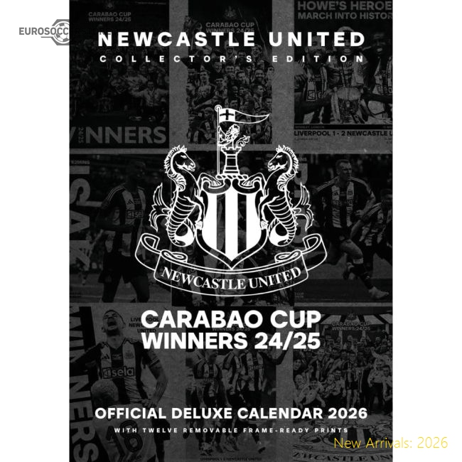 Newcastle United FC Deluxe Calendar 2026-Football Shirts Shop