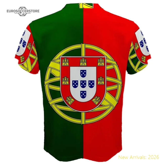 Portugal Coat of Arms Sublimated Sports Jersey-Football Shirts Shop
