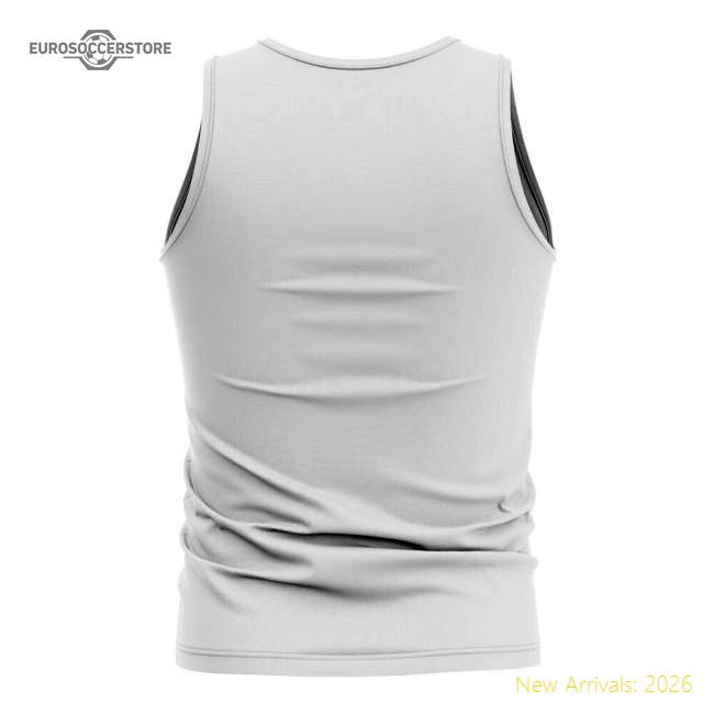 Jordan Core Football Country Sleeveless Tee (White)-Football Shirts Shop
