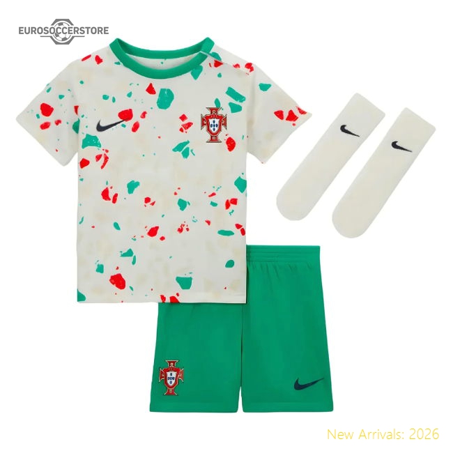 2023-2024 Portugal Away Infants Baby Kit-Football Shirts Shop