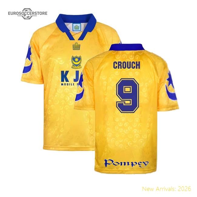 Portsmouth 1998 Admiral Away Retro Shirt (Crouch 9)-Football Shirts Shop