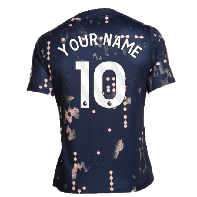 2024-2025 Chelsea Academy Pro Pre-Match Shirt (Obsidian) (Your Name)-Football Shirts Shop