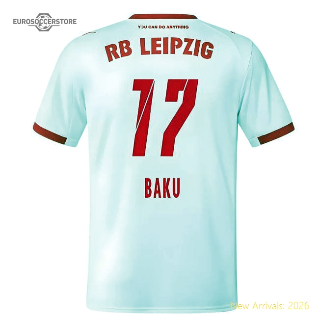 2025-2026 Red Bull Leipzig Home Shirt (Baku 17)-Football Shirts Shop
