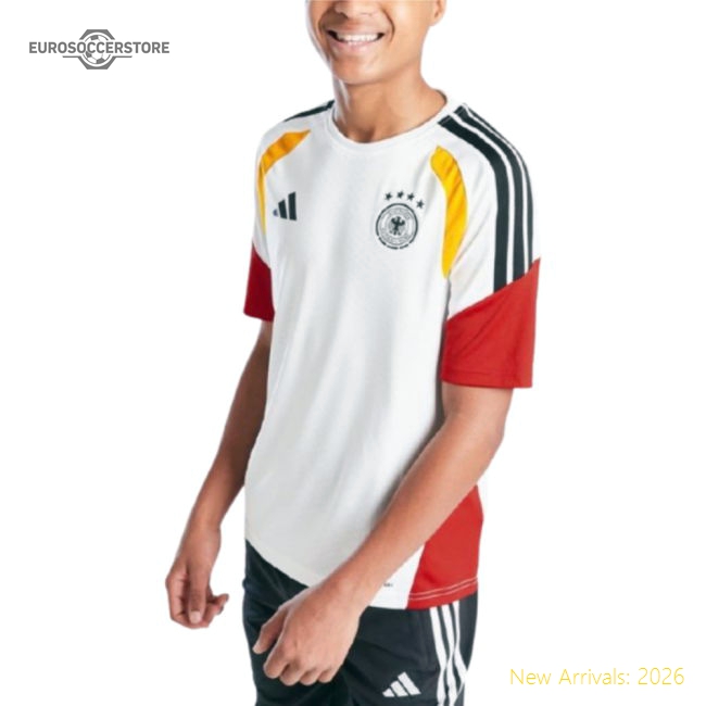 2026-2027 Germany Training Tee (White) - Kids (Wirtz 17)-Football Shirts Shop