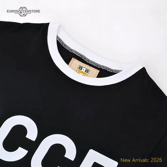 Soviet Union (CCCP) 12th Man T-Shirt - Black/White Ringer-Football Shirts Shop