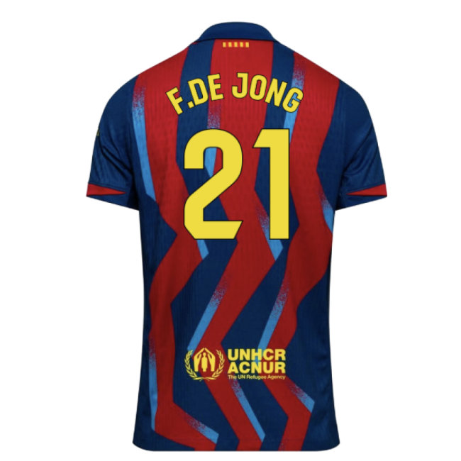 2025-2026 Barcelona Authentic Dri-Fit SE Fourth Shirt (F.De Jong 21)-Football Shirts Shop
